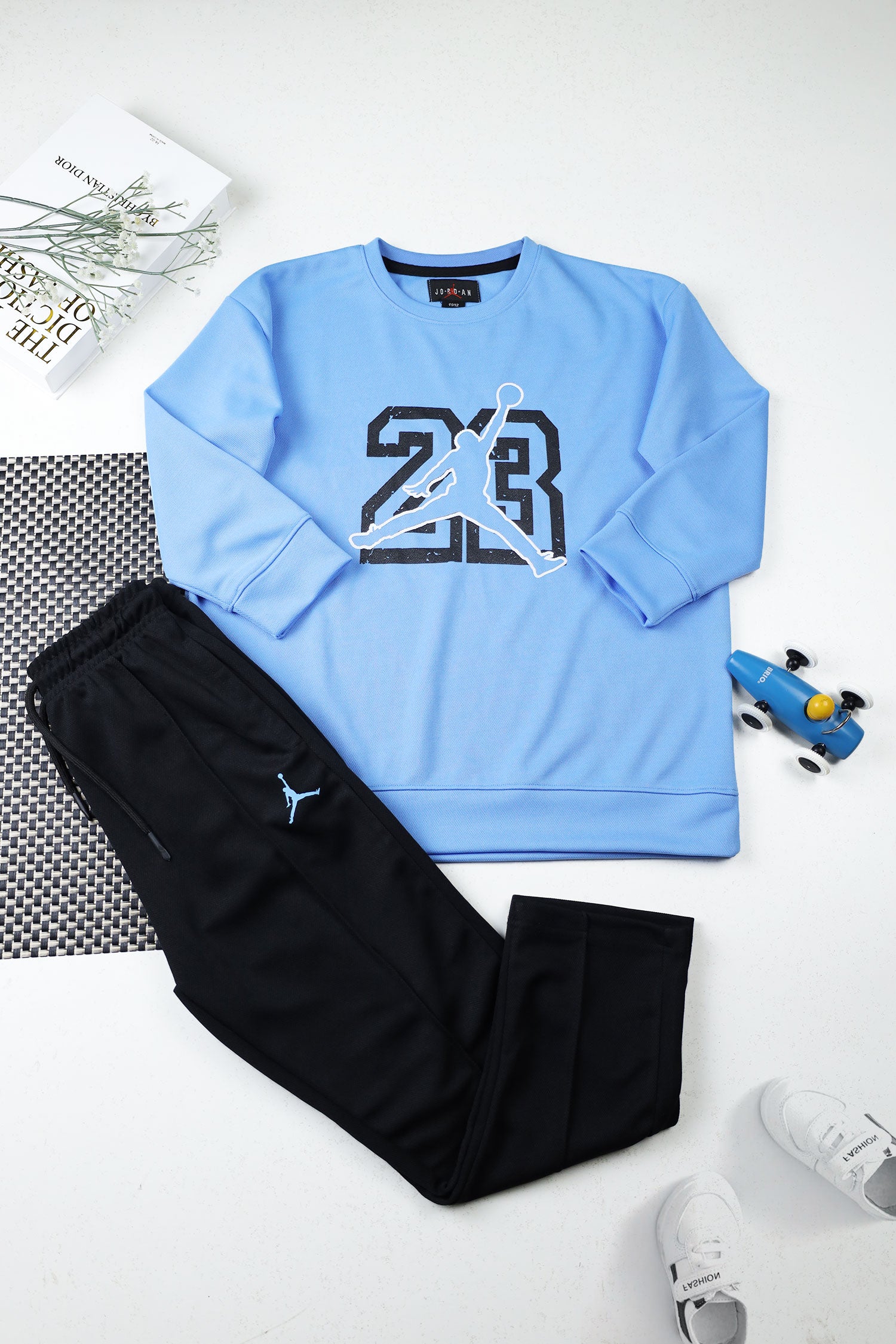 Jrdn Flight Essential Oversized Unisex Kids Tracksuit