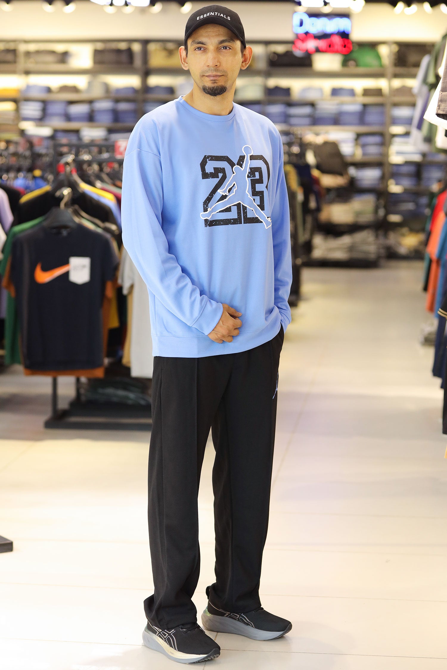 Jrdn Flight Essential Oversized Round Neck Tracksuit