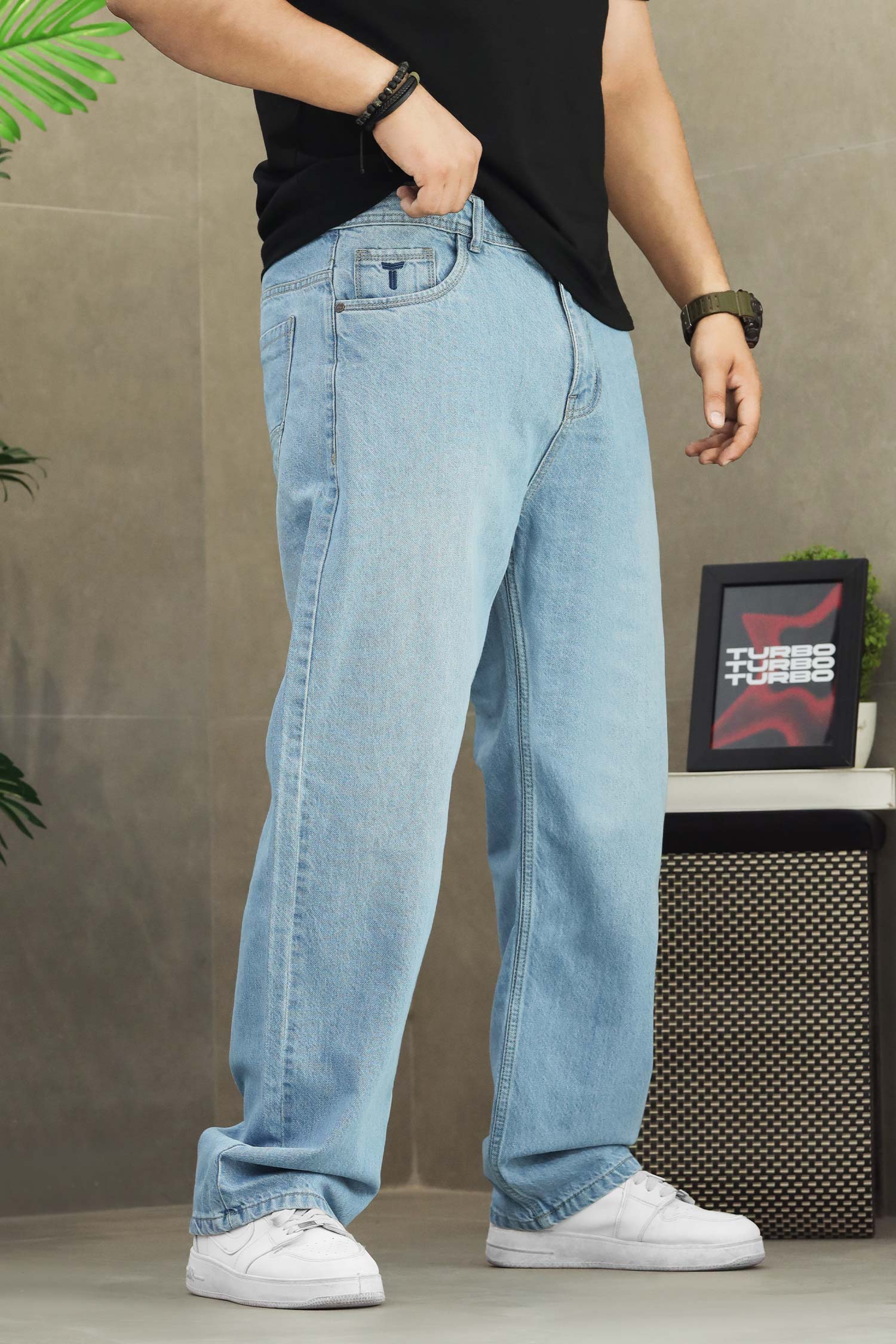 Turbo True Fades Denim Baggy Jeans