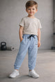 Turbo Comfortable And Grip Bottom Trousers kids For Boys In Sky Blue