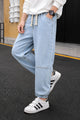 Turbo Flexible Fit Denim Baggy Jeans For Boys