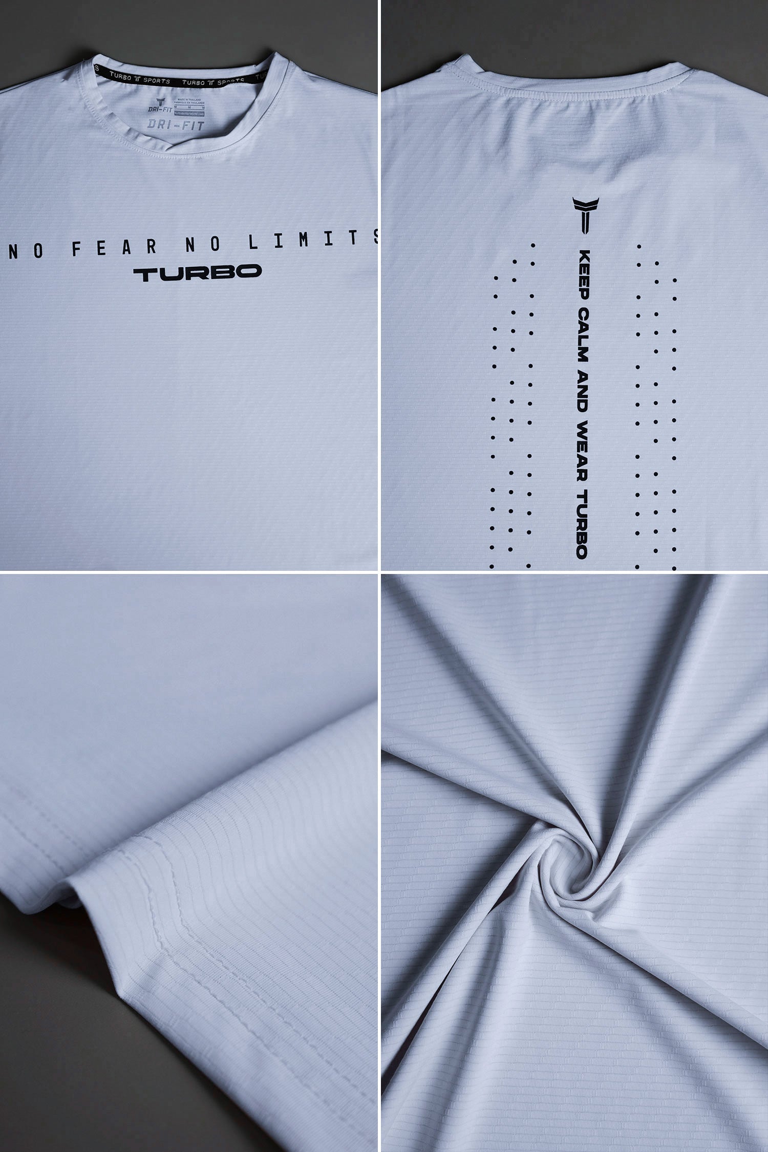 Turbo Motivational Quote ClimaCool Dry-Fit Tee