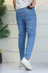 Turbo 'Precision Taper' Sculpt Ankle Fit Jeans In Sky Blue