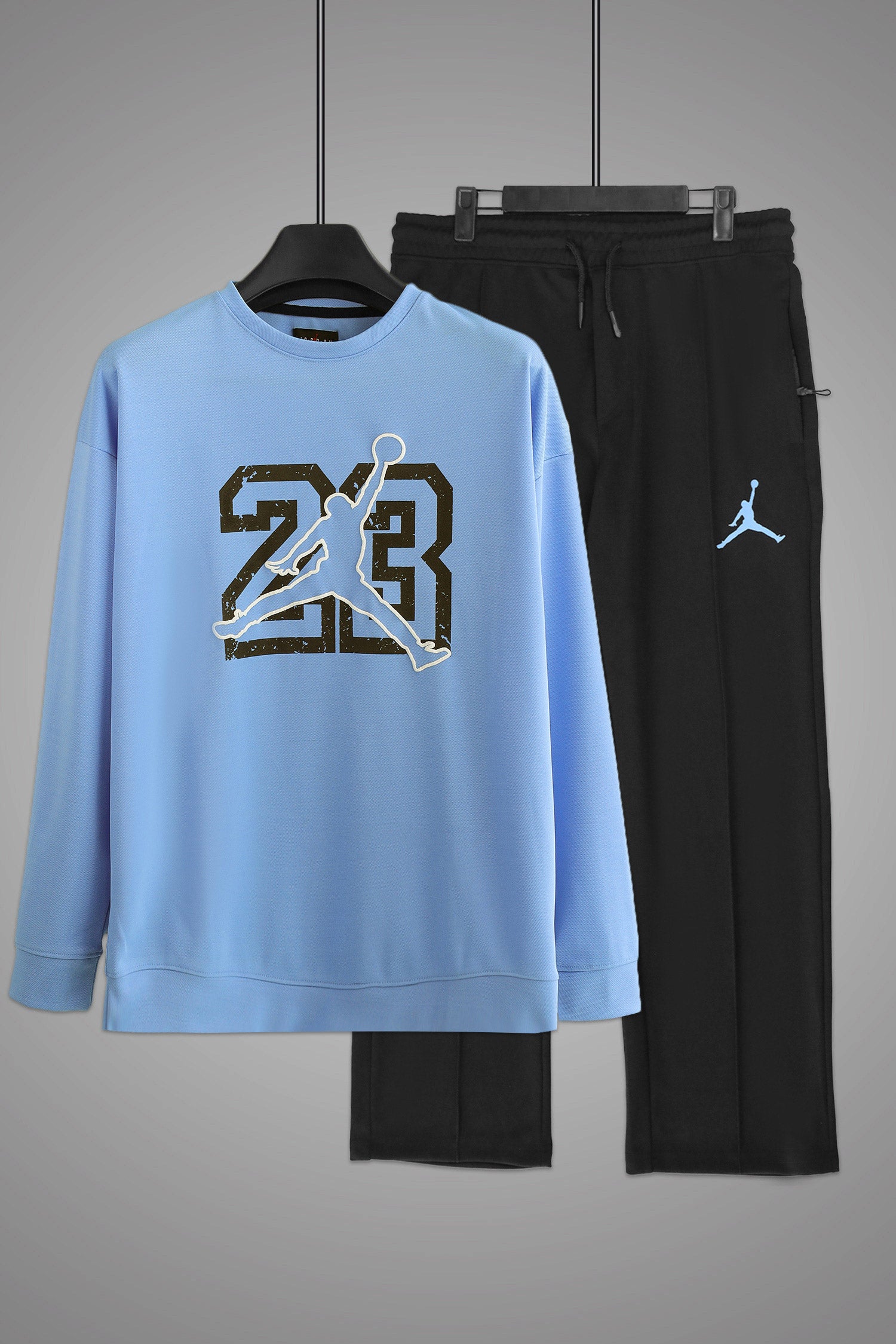 Jrdn Flight Essential Oversized Round Neck Tracksuit