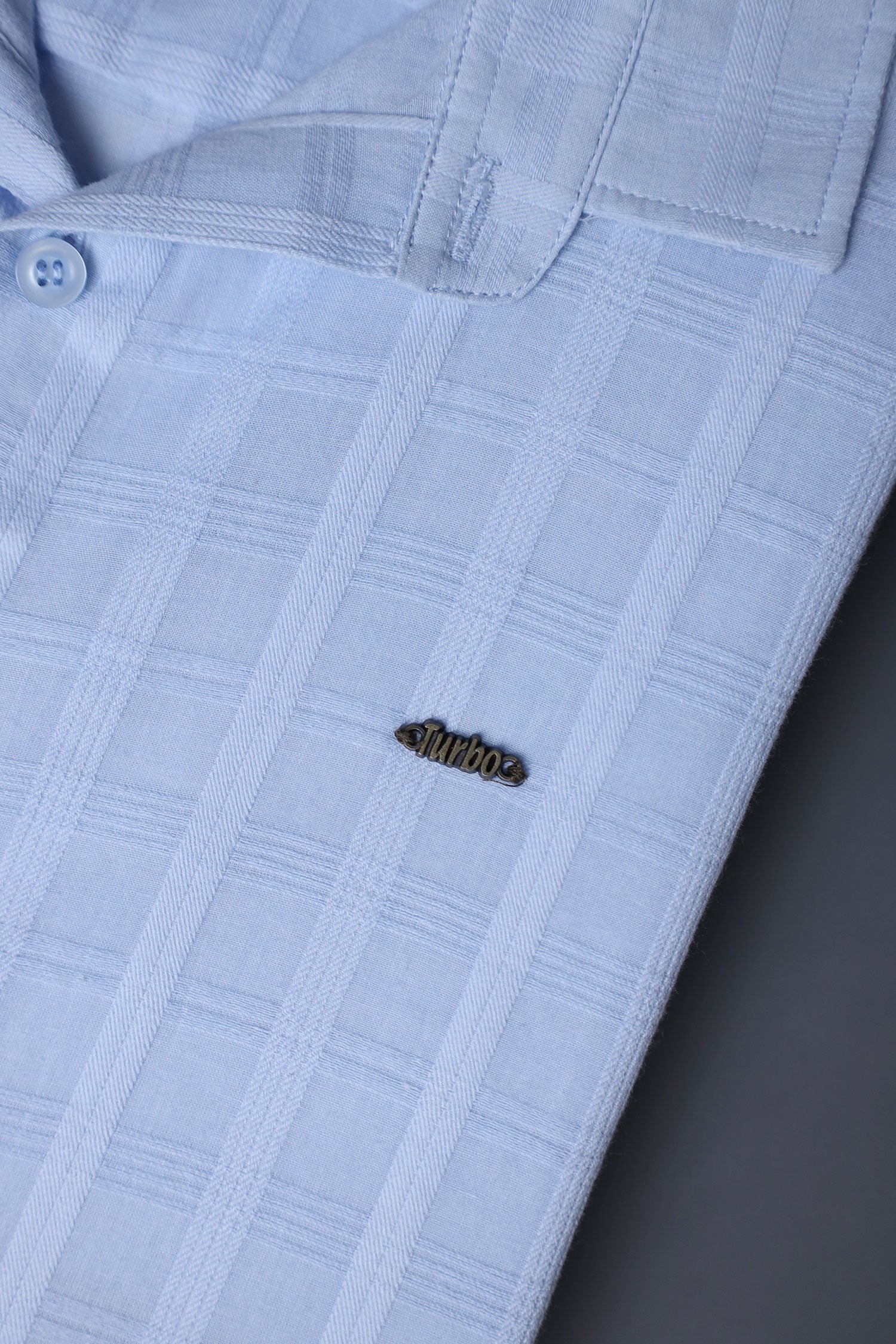 Turbo ShowOff Self Pattern Casual Shirt