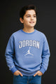 Jrdn Flight Heritage Crew Neck Unisex Kids Sweatshirt
