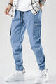 Turbo Jogging Pantalon Regular Homme Denim Jeans In Sky Blue