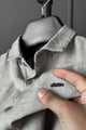 Turbo Dobby Textured Long Sleeve Cotton Casual Shirt