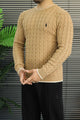 Polo Cashmere Blend Knit Imported Men's Sweater