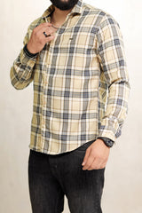 Turbo Cubix Checks Long Sleeve Cotton Casual Shirt