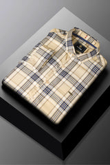 Turbo Cubix Checks Long Sleeve Cotton Casual Shirt