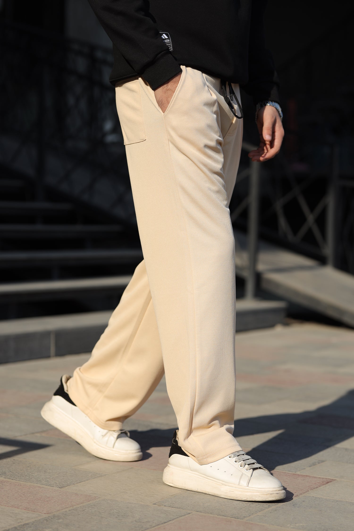 Relaxed Straight Baggy Loose Bottom Trouser