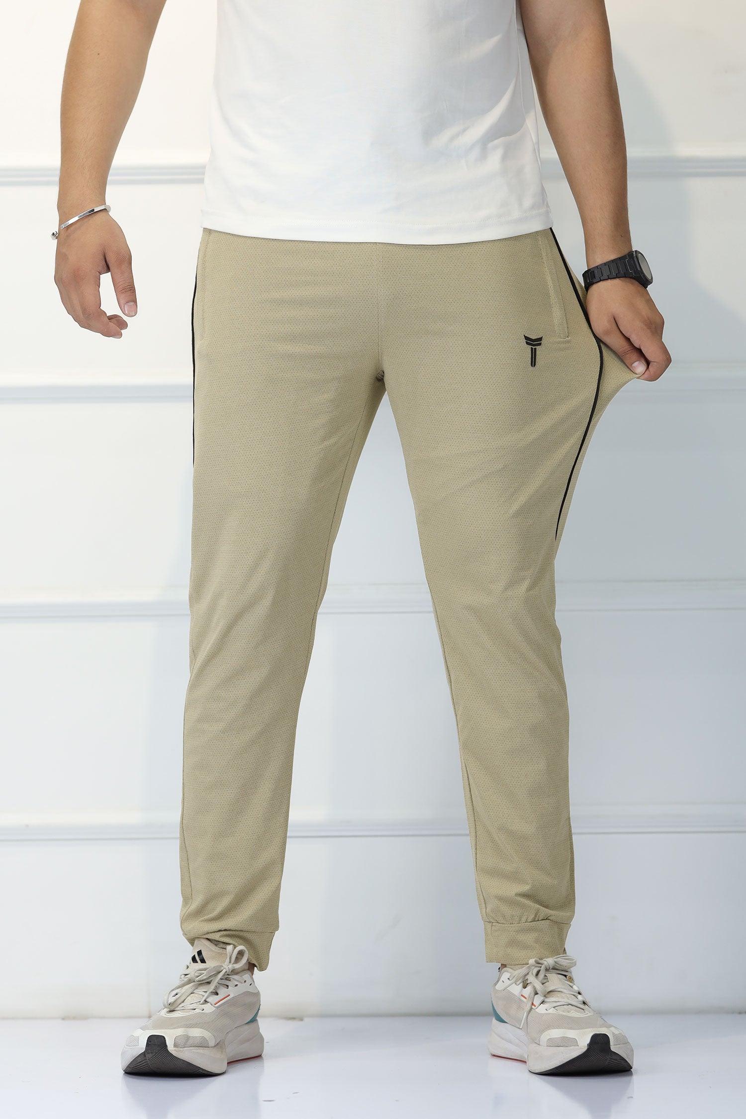 Turbo 'TRB Club' Side Striped Men's Dry-Fit Trouser