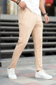 Turbo Fashion Smart Slim Fit Trouser In Skin