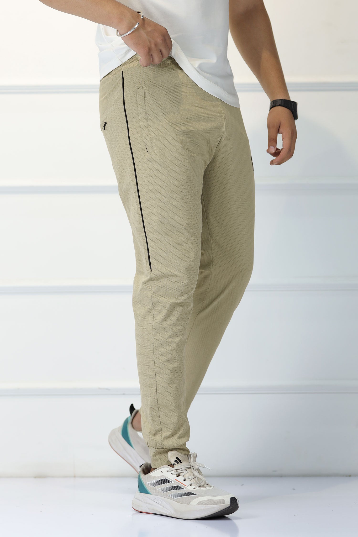 Turbo 'TRB Club' Side Striped Men's Dry-Fit Trouser