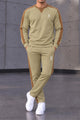 On Clud Athletic Pullover Men's Co-Ord Set In Skin