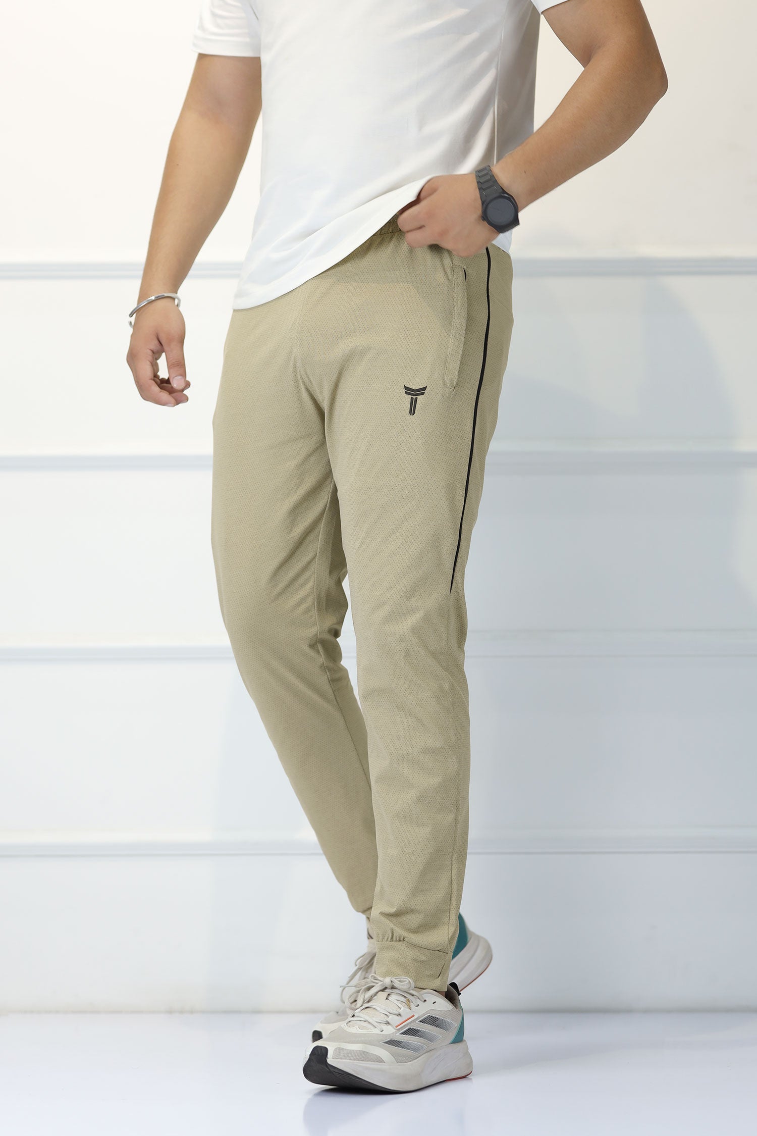 Turbo 'TRB Club' Side Striped Men's Dry-Fit Trouser