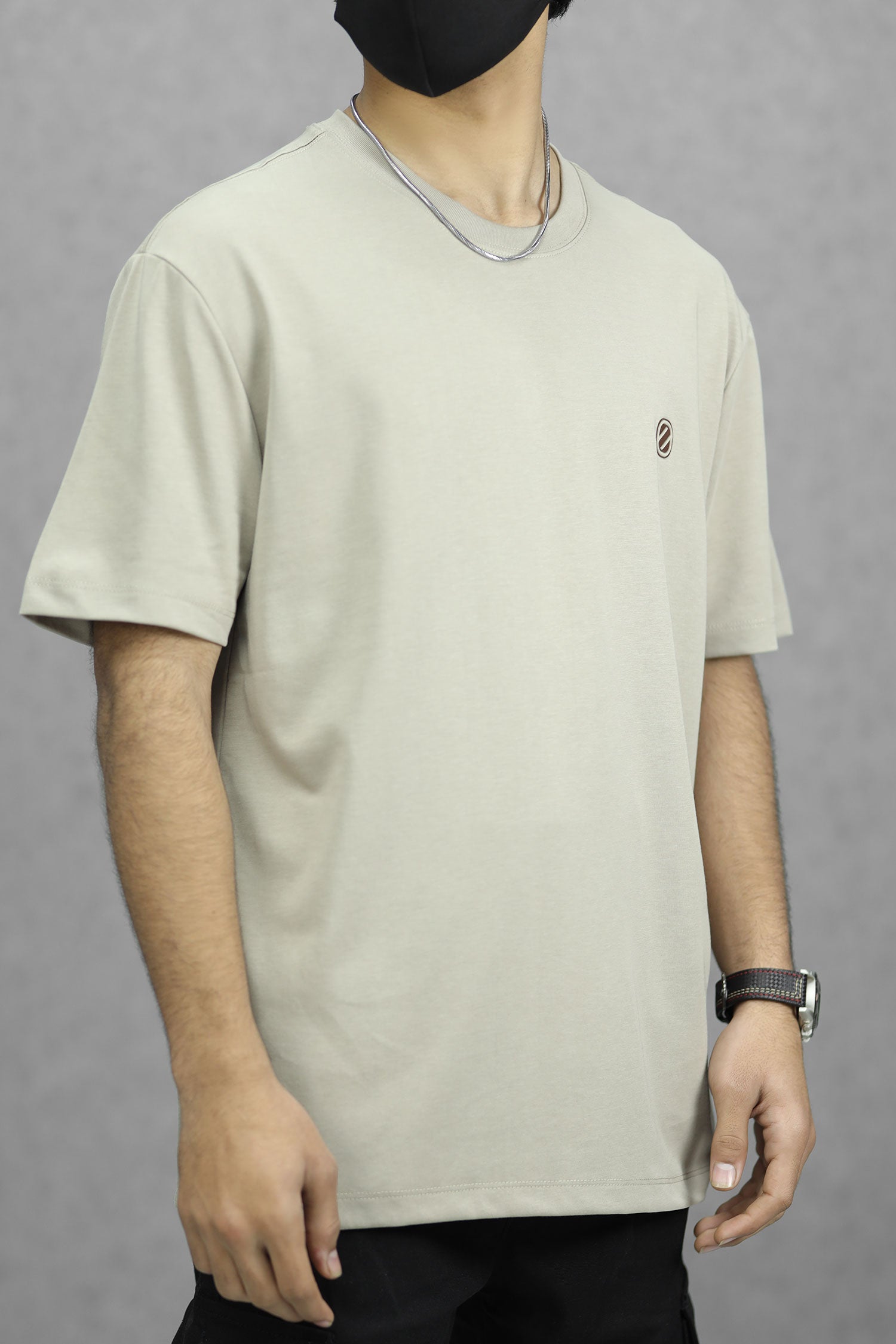 Detailed Comfort Imported Round Neck T-Shirt