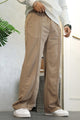 Turbo Poplin Front-Double Line Trouser In Skin