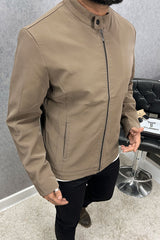 Plain Premium Men's Imported Suede Leather Jacket