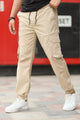 Turbo DrawString Pockets Cotton Cargo Trouser Trouser In Skin