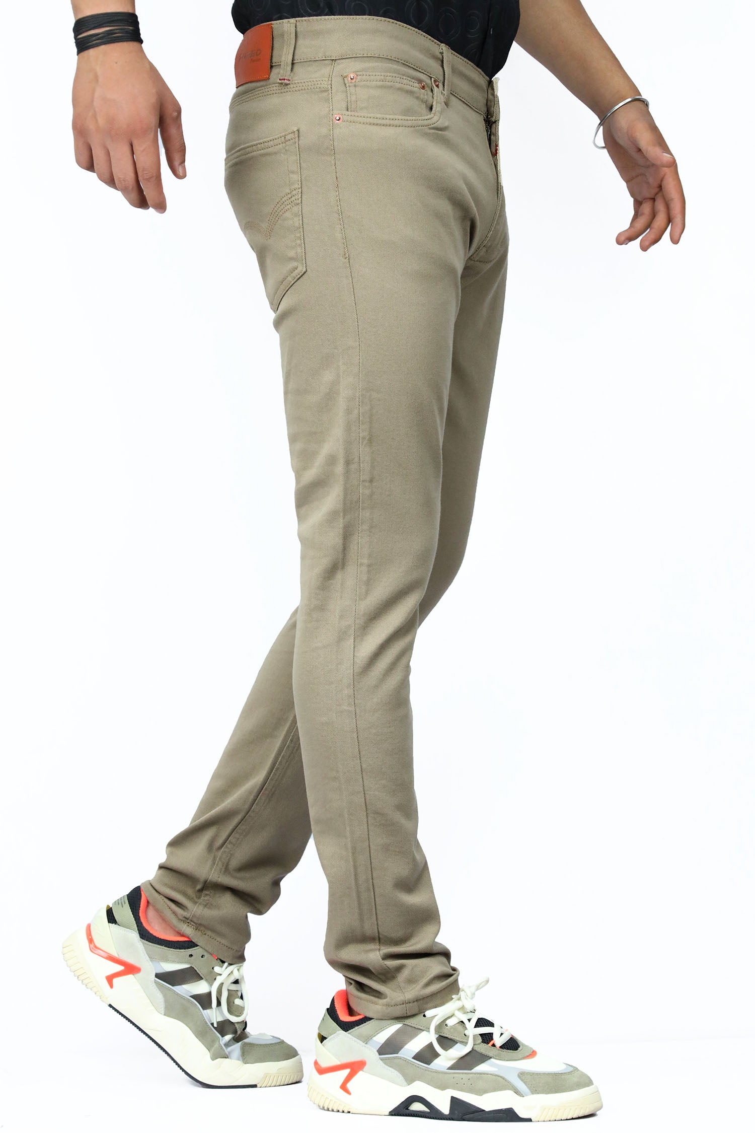 Drill Texture Men's Slim fit Cotton Pant