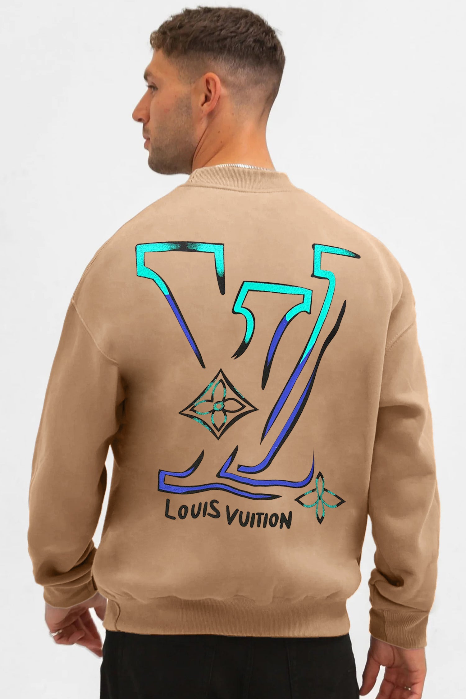 Luis Vten Designer Typography Full Sleeves Men's Sweatshirt