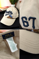 Polo Bear 67 Baseball Adjustable Cotton Cap In Skin