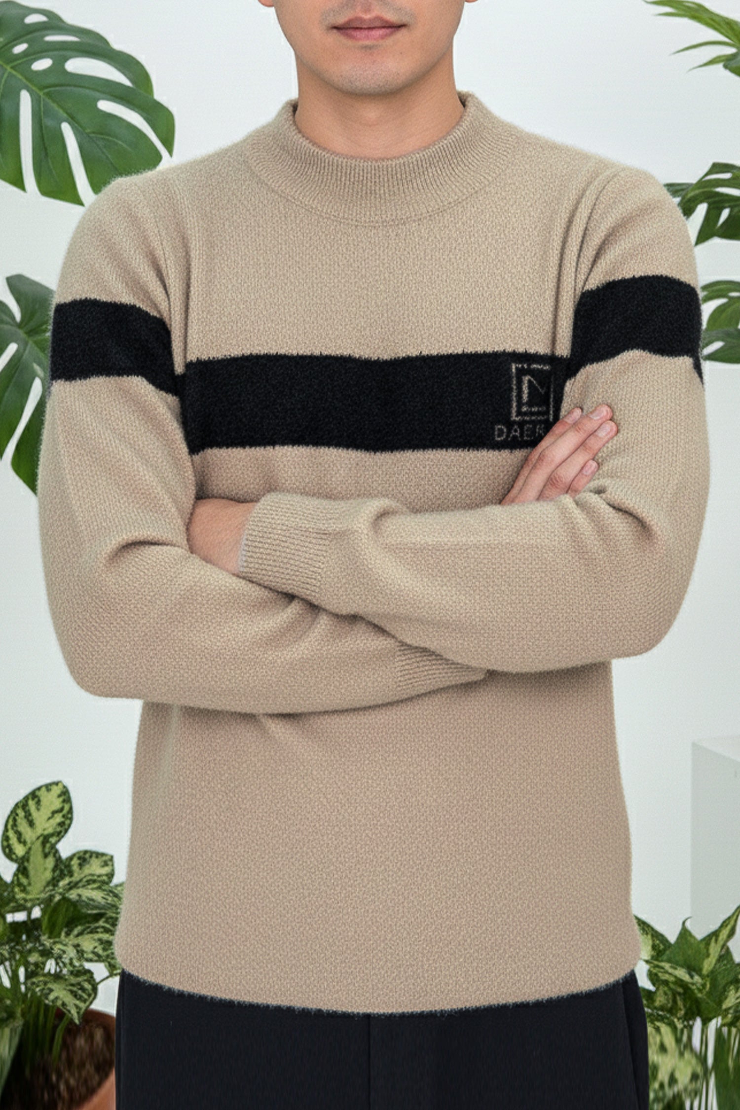 Pullover Imported Round Neck Men's Sweater