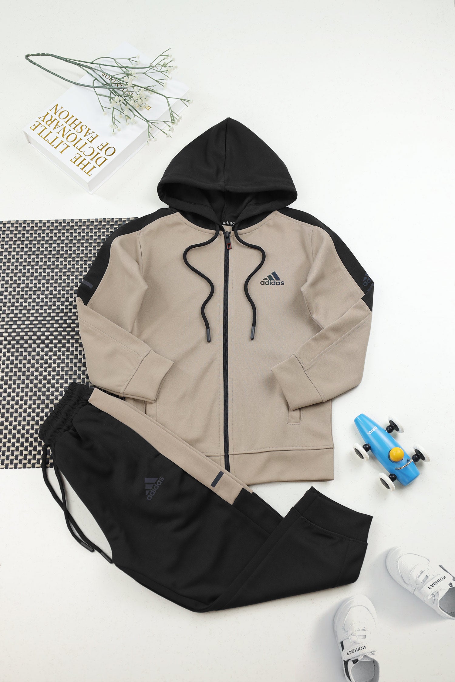 Adds Essential Performance Hooded Unisex Kids Tracksuit