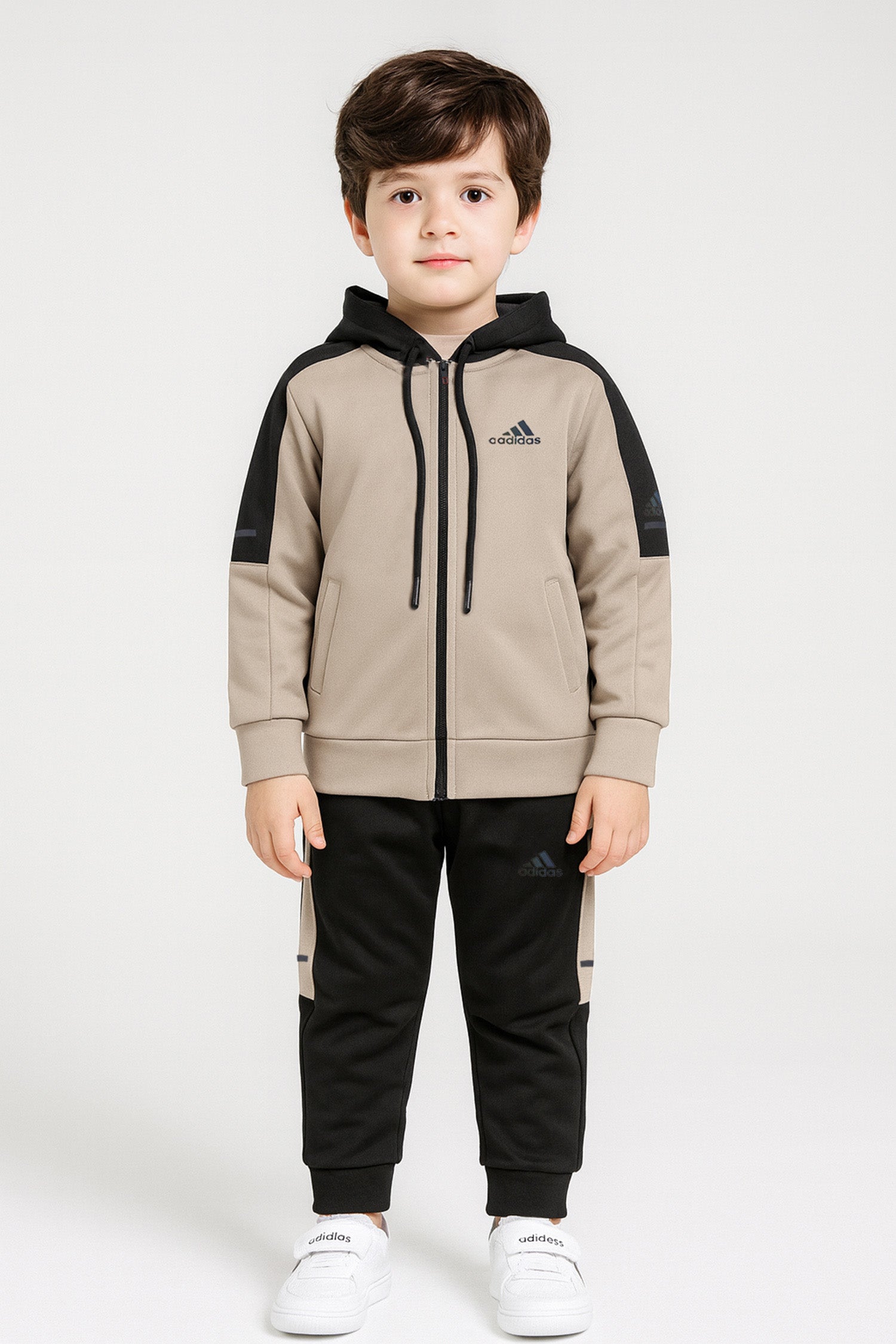 Adds Essential Performance Hooded Unisex Kids Tracksuit