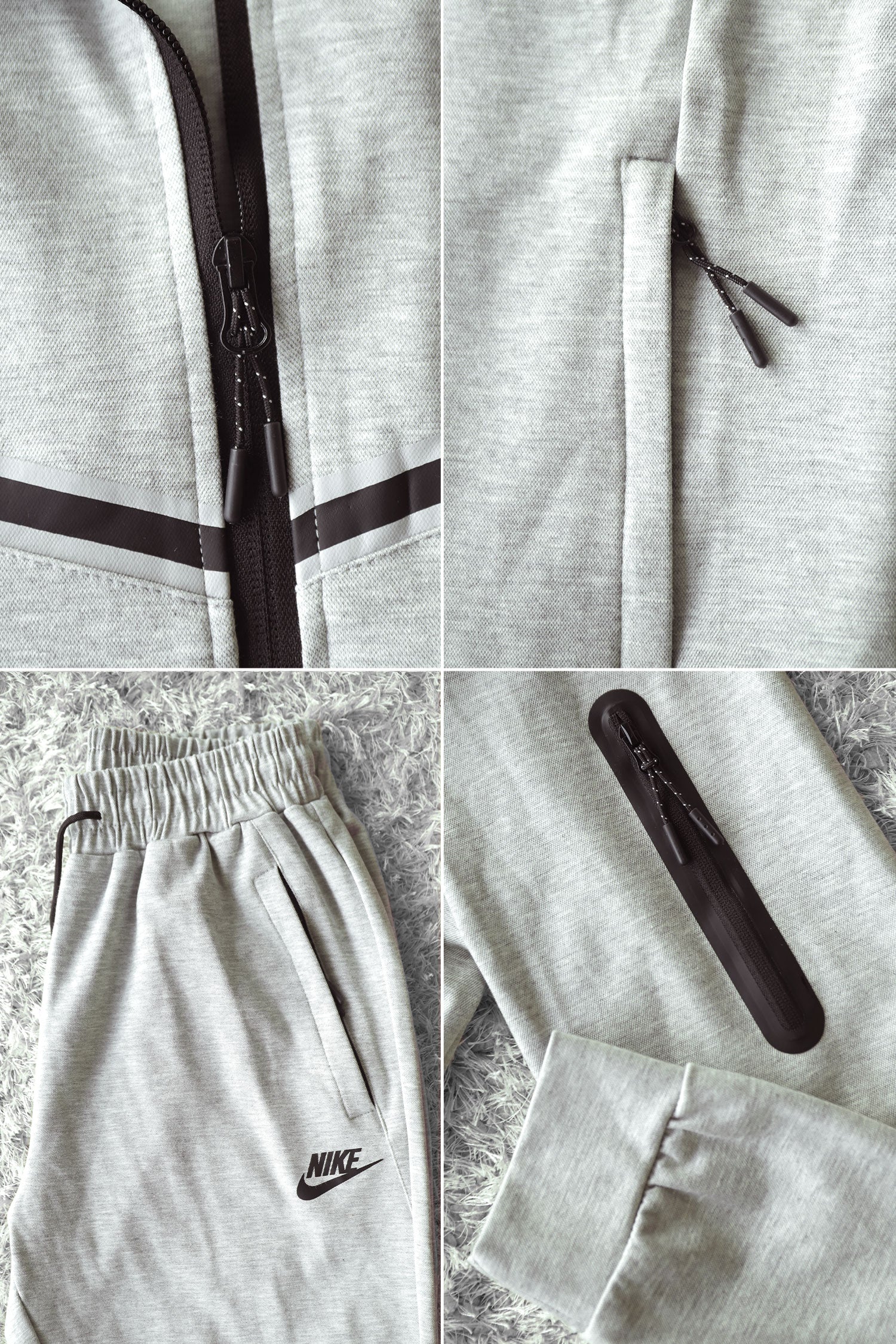 Nke V Stripe Sportswear Men Zipper Tracksuit