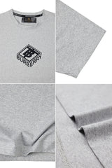 Brbrry Classic Monogram & Logo Tape Crew Neck Tee