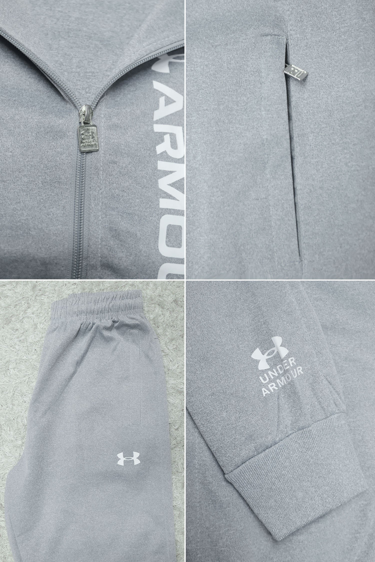 Undr Armr Hoodie Style Sportswear Men Zipper Tracksuit