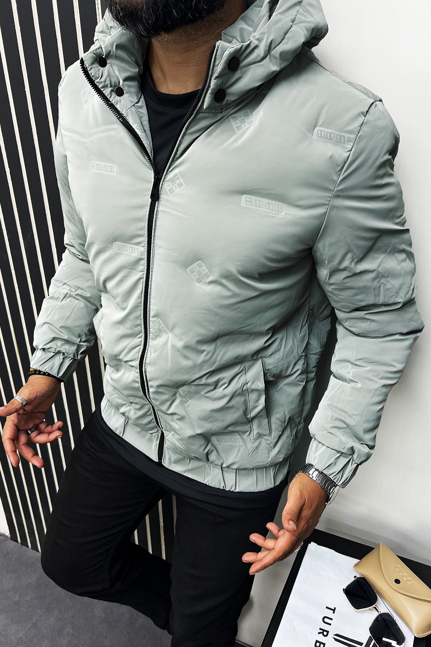 Fashionable Breeze HoodStyle Quilted Padded Imported Puffer Jacket