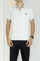 Turbo Diamond Motif Collar Stitchless Men's Polo Shirt