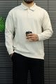 Turbo Athleisure Collared Style Imported Men's Sweatshirt