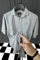 Turbo Down Box Collared Casual Shirt