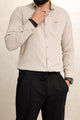 Turbo Dobby Textured Long Sleeve Cotton Casual Shirt