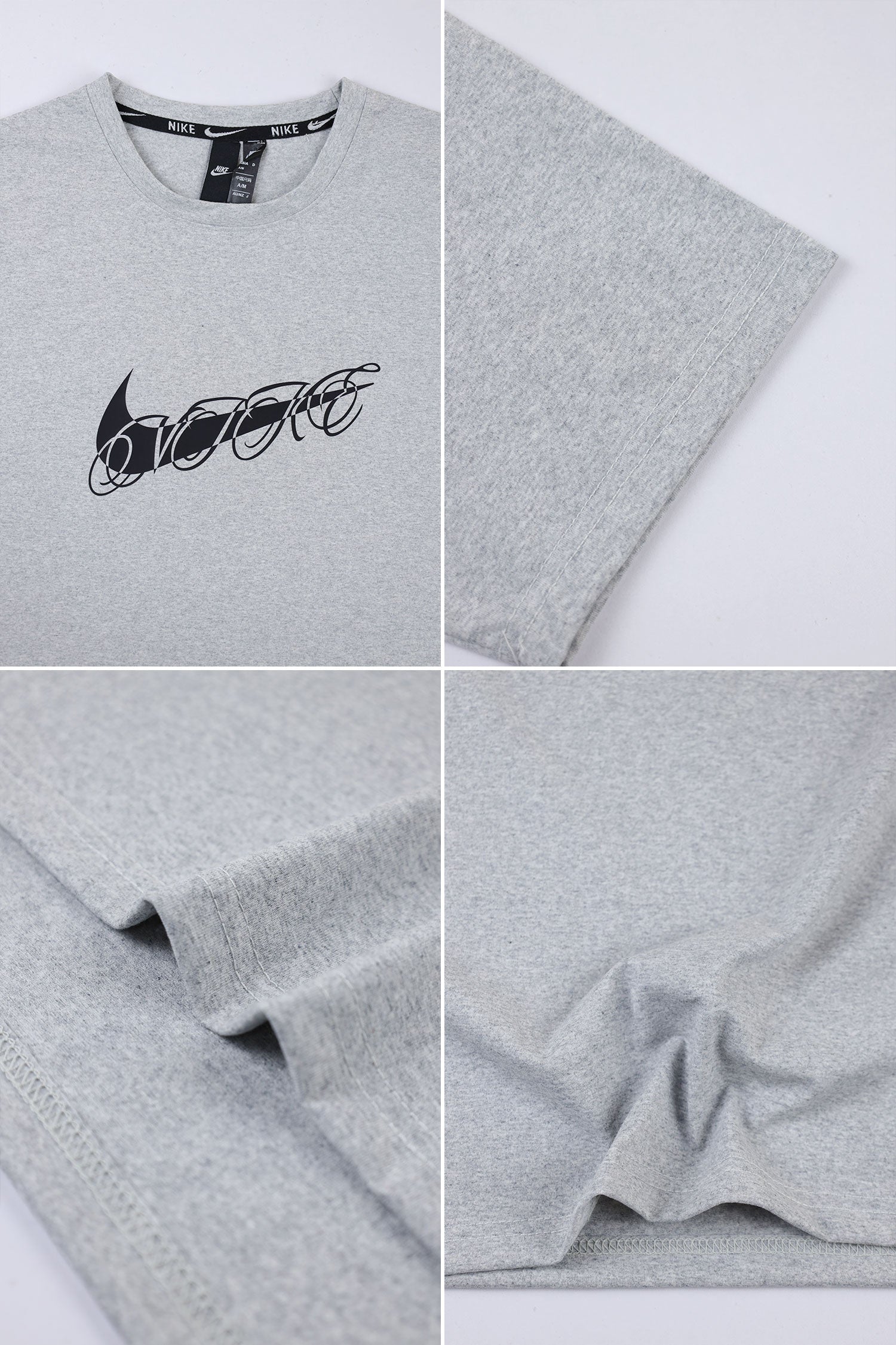 Nke Casual Breathable Slik Round Neck High StreetT-Shirt