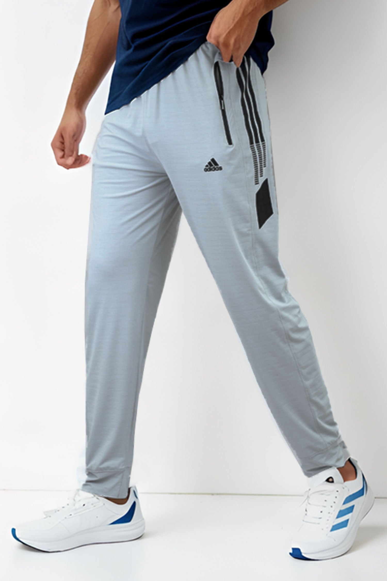 Adds Half Side Stripes Sportswear Running Trouser