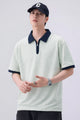 Turbo Zip-Up Neckline Design Men's Polo T-Shirt
