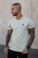Skchr Activewear Essential Imp Dry-Fit Tee In Slate Grey