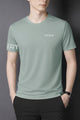 Mens Fit Wear Round Neck T-shirt In Light Grey