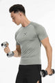 Turbo 'Reticle' Precision Training Mesh Dry-Fit Tee In Slate Grey