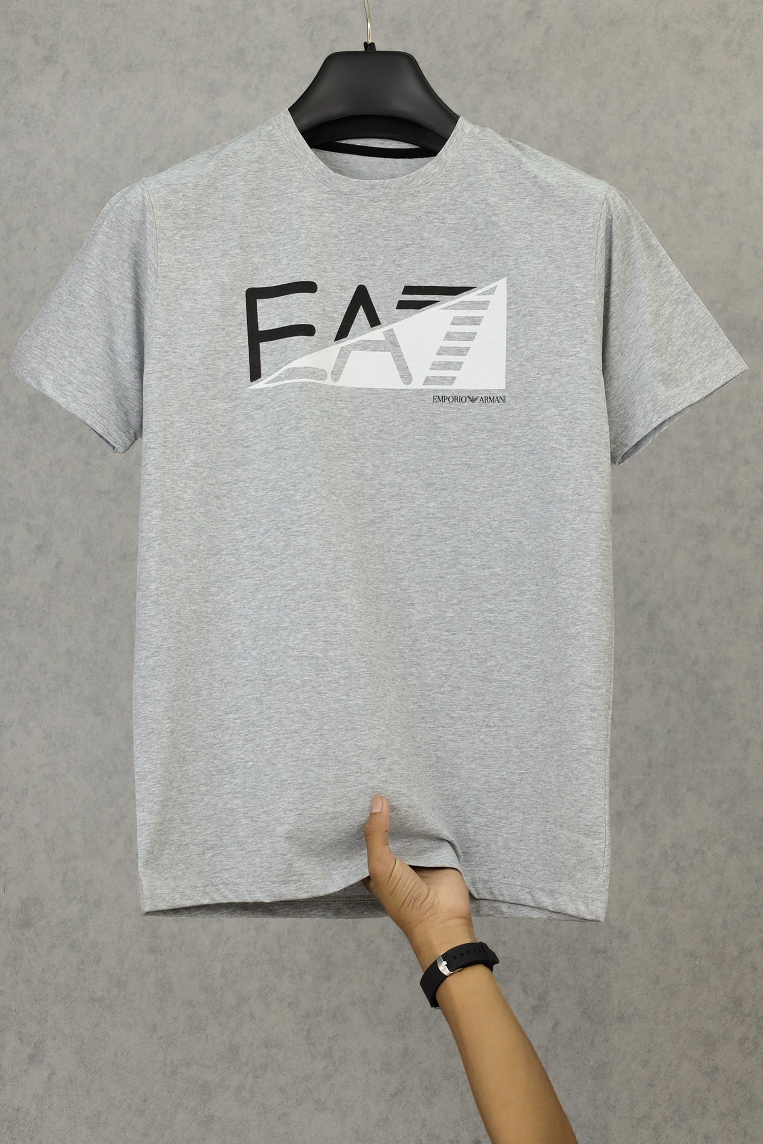 Armni Trendy Street Style Crew Neck Tee