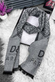 Dlce&Gabna Monogram-Pattern Imported Men's Wool Muffler