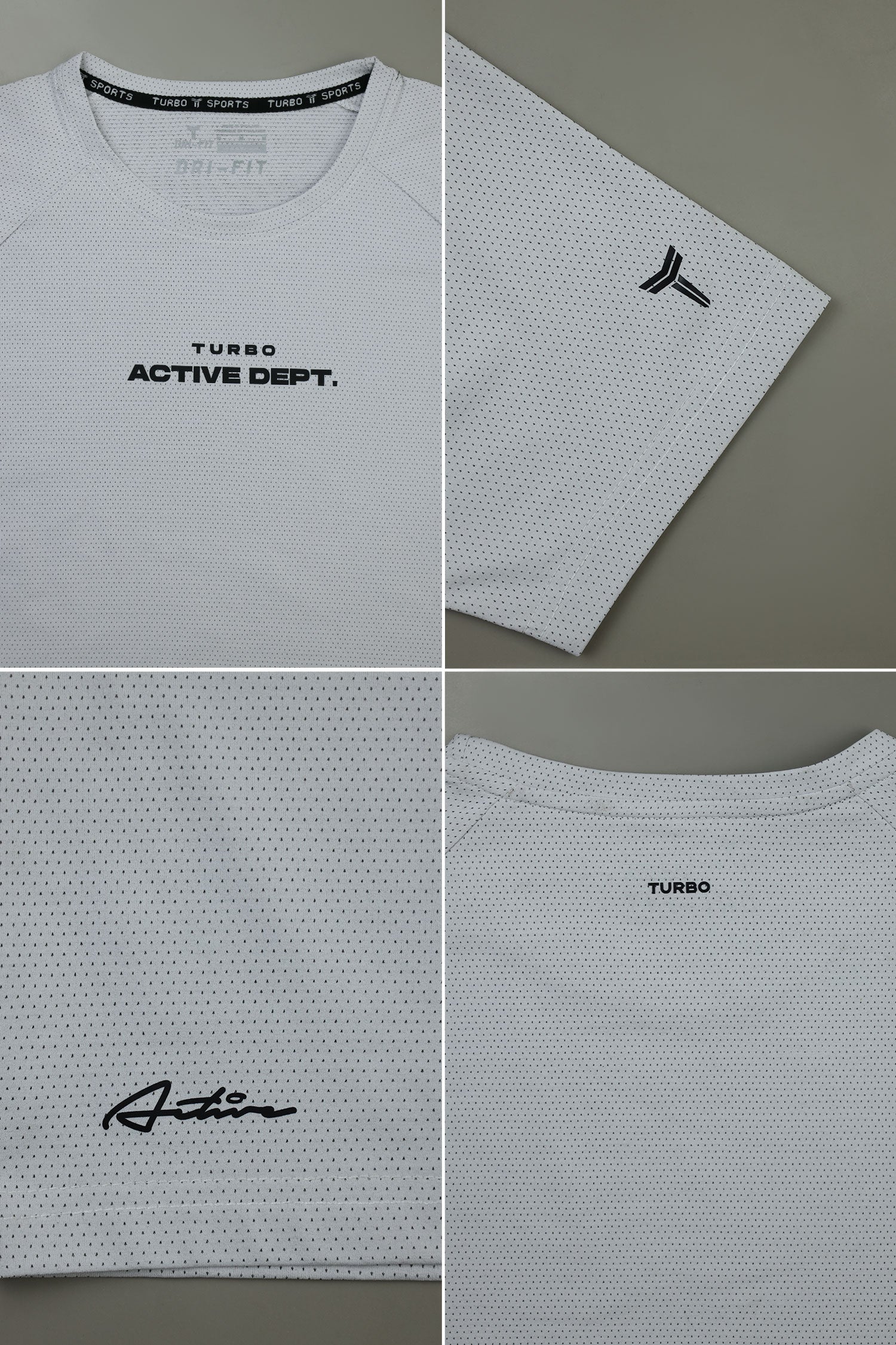 Turbo 'The Active Dept.' Performance Dry-Fit Tee