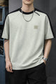 Turbo Core Wear Round Neck Tee In Slate Grey