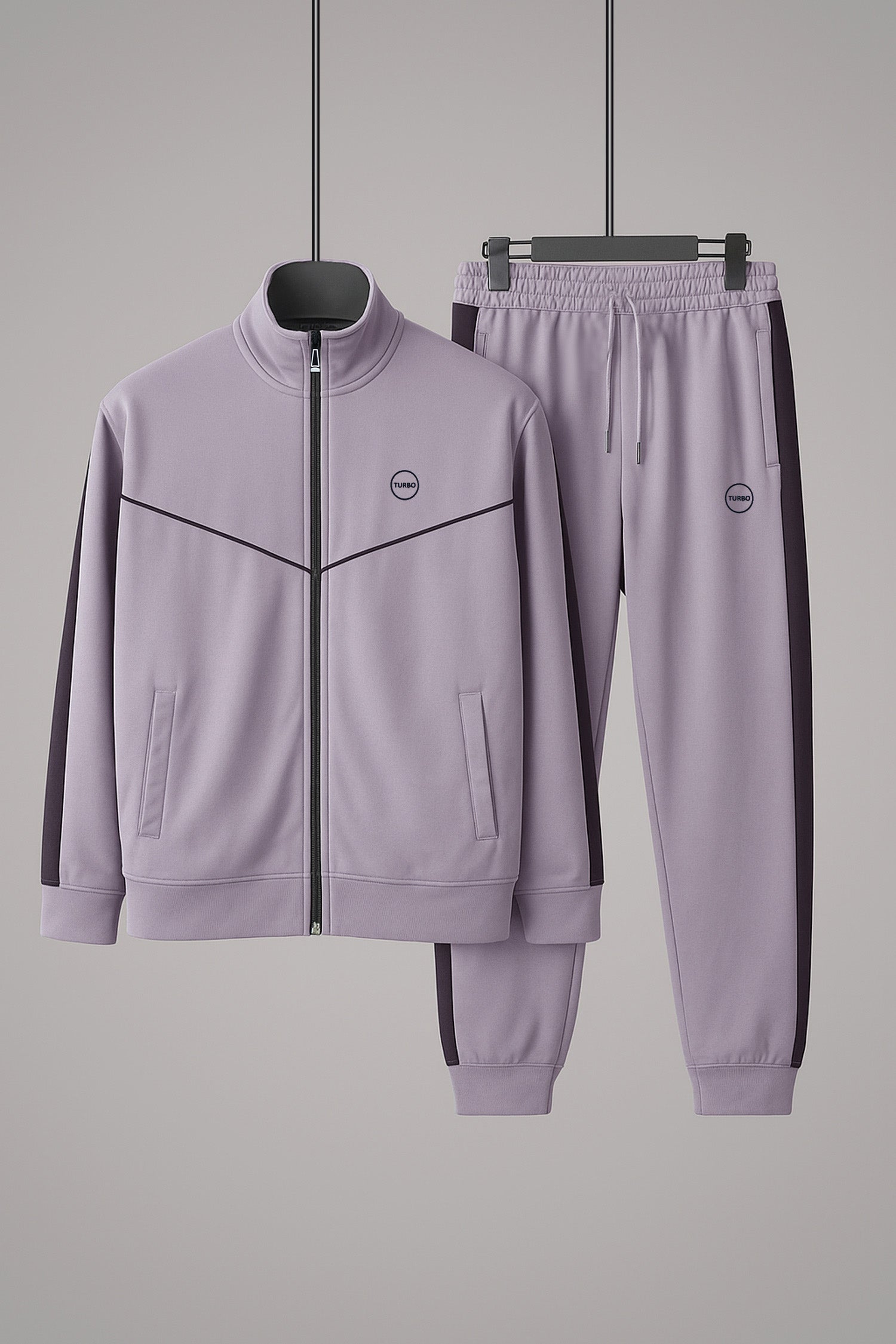Turbo Athletic Runner Panelled Zipper Tracksuit